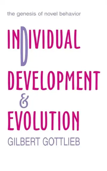 Cover of Individual Development and Evolution