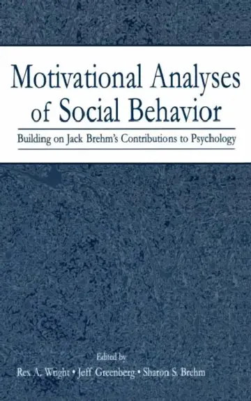 Cover of Motivational Analyses of Social Behavior
