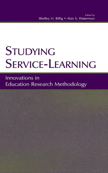 Cover of Studying Service-Learning