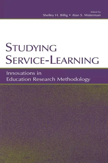 Cover of Studying Service-Learning