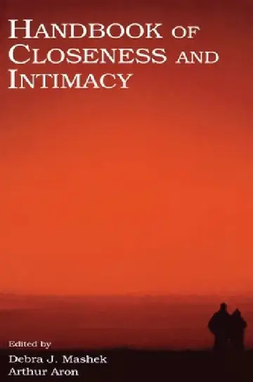 Cover of Handbook of Closeness and Intimacy