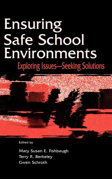 Cover of Ensuring Safe School Environments