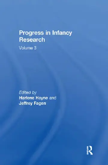 Cover of Progress in Infancy Research