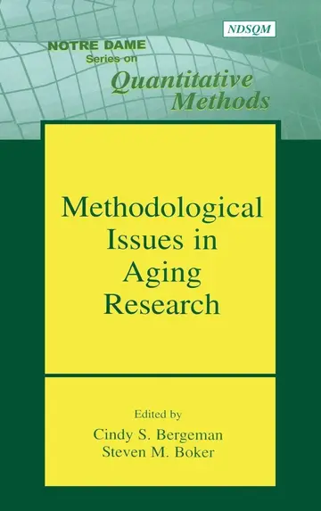 Cover of Methodological Issues in Aging Research