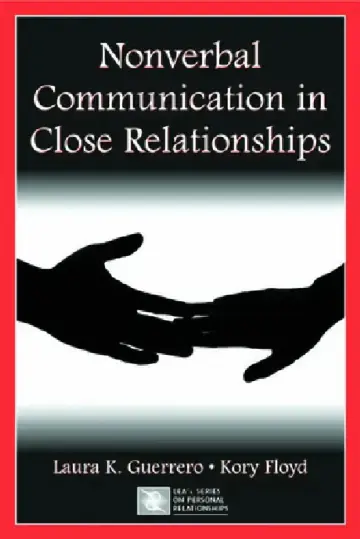 Cover of Nonverbal Communication in Close Relationships