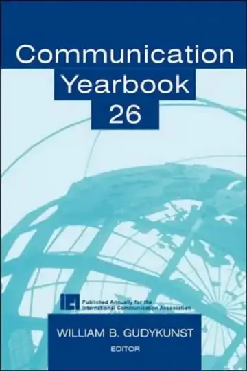 Cover of Communication Yearbook 26