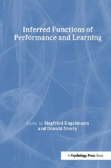 Cover of Inferred Functions of Performance and Learning