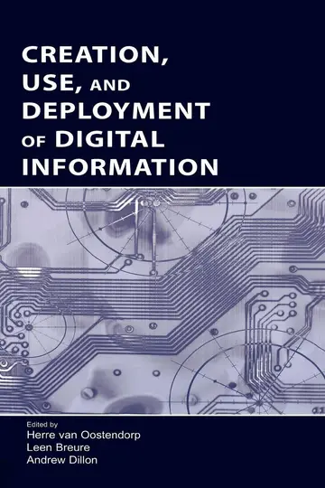 Cover of Creation, Use, and Deployment of Digital Information