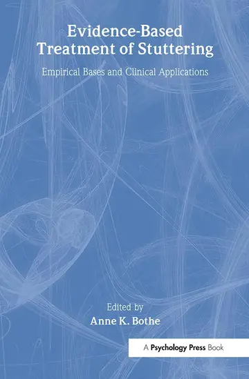 Cover of Evidence-Based Treatment of Stuttering