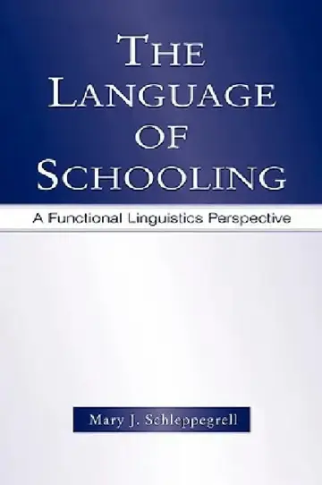 Cover of The Language of Schooling