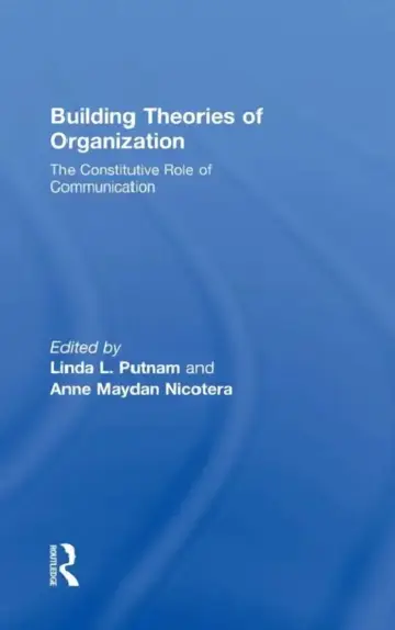 Cover of Building Theories of Organization