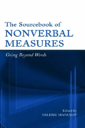 Cover of The Sourcebook of Nonverbal Measures