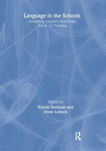 Cover of Language in the Schools