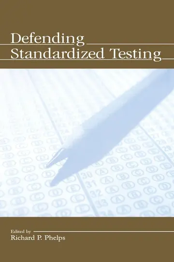 Cover of Defending Standardized Testing