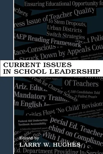 Cover of Current Issues in School Leadership