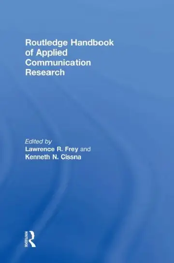 Cover of Routledge Handbook of Applied Communication Research