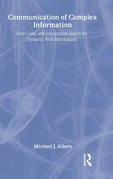 Cover of Communication of Complex Information