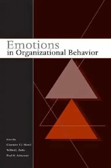 Cover of Emotions in Organizational Behavior