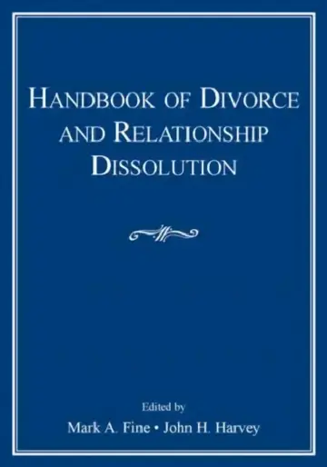 Cover of Handbook of Divorce and Relationship Dissolution