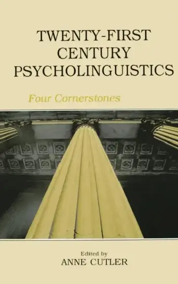 Cover of Twenty-First Century Psycholinguistics