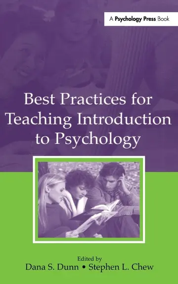 Cover of Best Practices for Teaching Introduction to Psychology