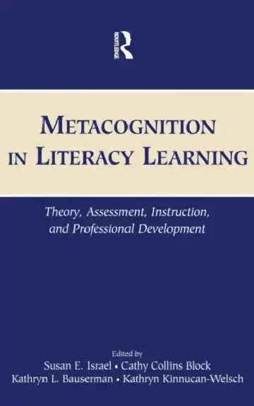 Cover of Metacognition in Literacy Learning