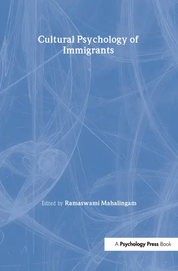 Cover of Cultural Psychology of Immigrants
