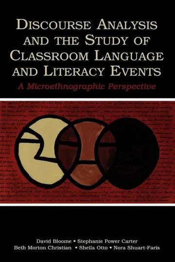 Cover of Discourse Analysis & the Study of Classroom Language & Literacy Events