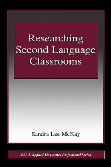 Cover of Researching Second Language Classrooms