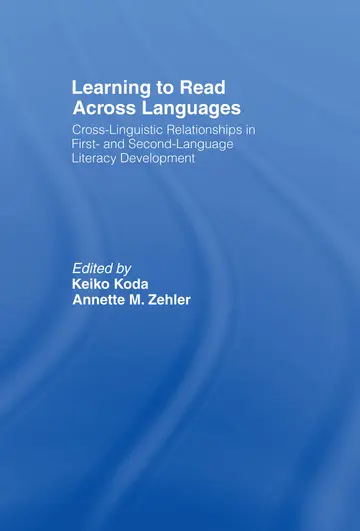 Cover of Learning to Read Across Languages