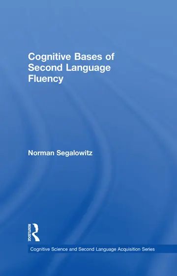 Cover of Cognitive Bases of Second Language Fluency