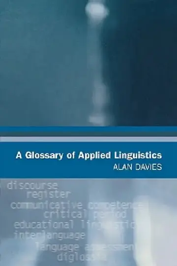 Cover of A Glossary of Applied Linguistics