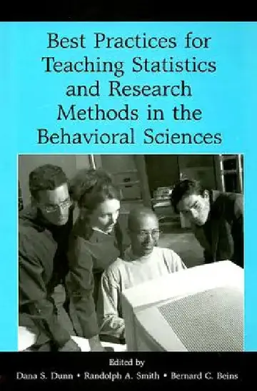Cover of Best Practices for Teaching Statistics and Research Methods in the Behavioral Sciences [With CDROM]