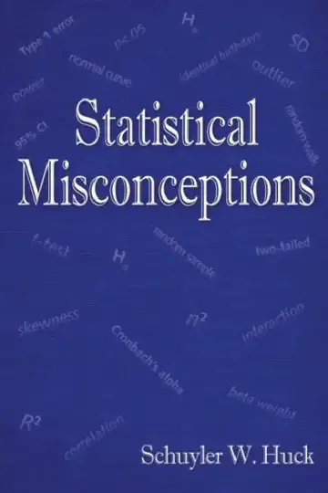 Cover of Statistical Misconceptions