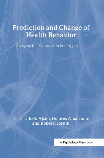 Cover of Prediction and Change of Health Behavior