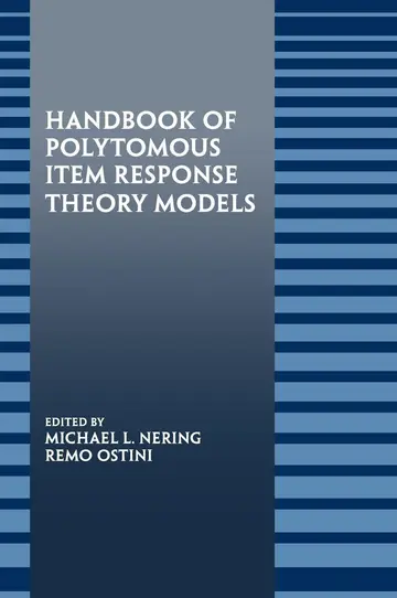 Cover of Handbook of Polytomous Item Response Theory Models