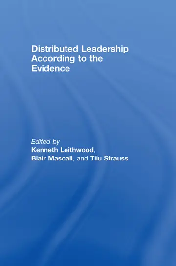 Cover of Distributed Leadership According to the Evidence