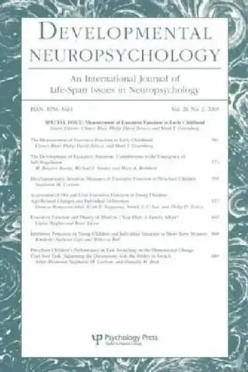 Cover of Measurement of Executive Function in Early Childhood