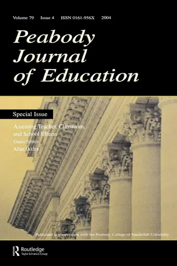 Cover of Assessing Teacher, Classroom, and School Effects