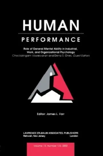 Cover of Role of General Mental Ability in industrial, Work, and Organizational Psychology