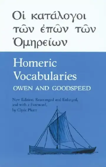 Cover of Homeric Vocabularies