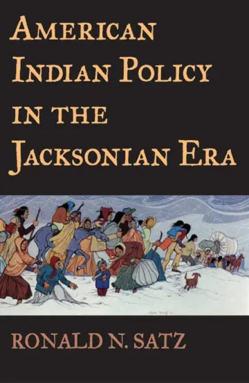 Cover of American Indian Policy in the Jacksonian Era