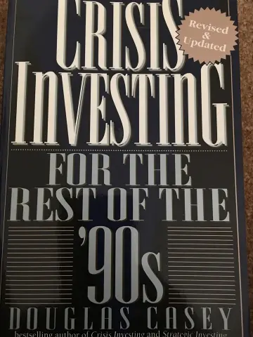 Cover of Crisis Investing for the Rest of the '90s