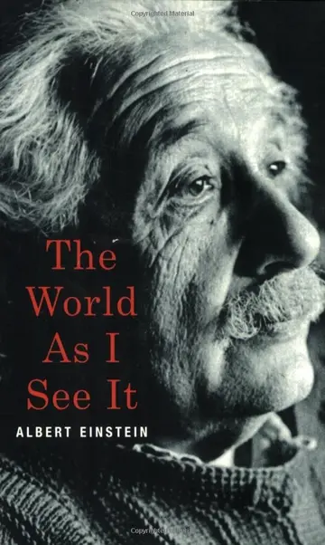 Cover of The World as I See It