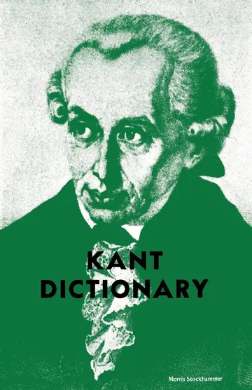 Cover of Kant Dictionary