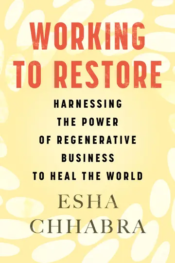 Cover of Working to Restore
