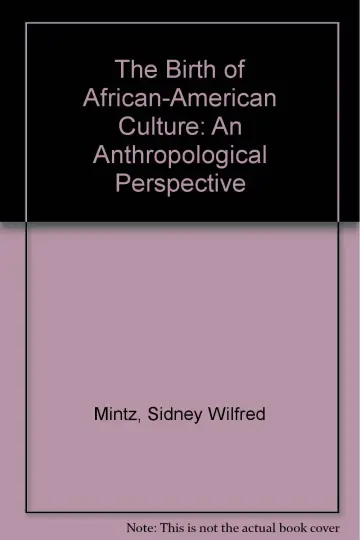 Cover of The Birth of African-American Culture