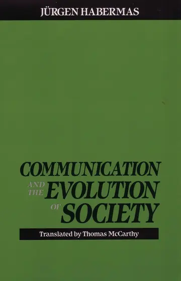 Cover of Communication and the Evolution of Society