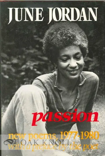 Cover of Passion New Poems 1977 1980