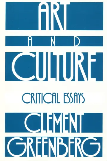 Cover of Art and Culture